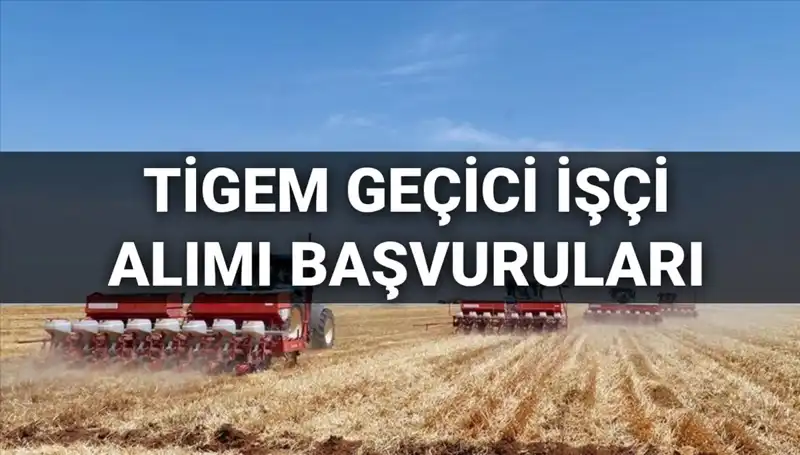 TİGEM 2025 Geçici İşçi Alımı: Başvurular ve Şartlar Hakkında Bilgiler