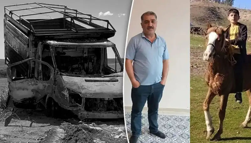 Diyarbakır'da Vahşice Öldürülen Baba ve Oğulun Cenaze Töreni Duygulandırdı