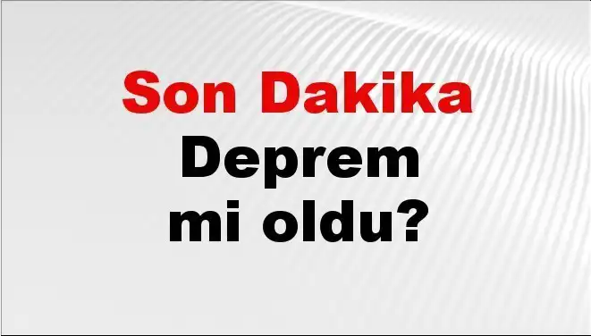 : Muğla'da Deprem Panik Yarattı: Yerin Altında Ne Oldu?