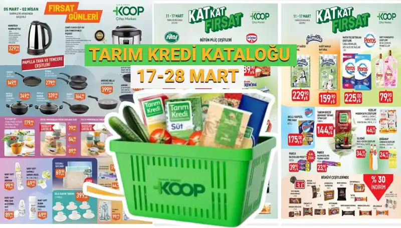 Tarım Kredi Kooperatif Marketleri'nde Mart Ayı İndirimleri Başladı!