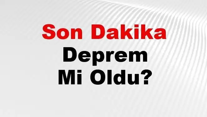 Bursa’da Şiddetli Deprem İle Birlikte Korku Dolu Anlar!