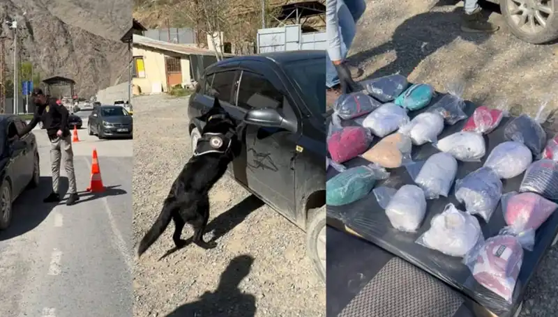 Uyuşturucu Dolu Otomobil, Şüphe Üzerine Durduruldu!