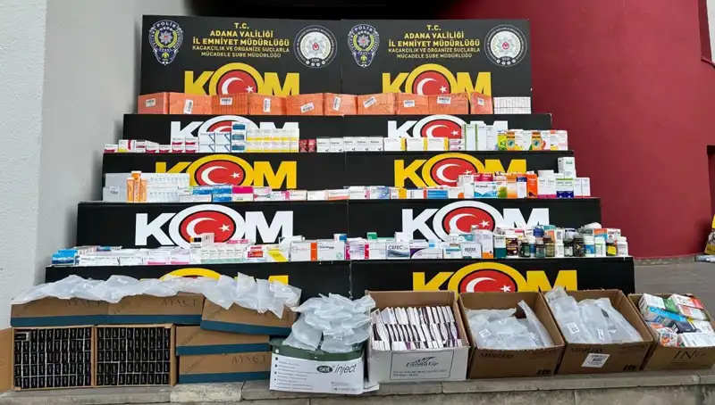 Adana’da Yasa Dışı İlaç Operasyonunda 3 Kişi Gözaltına Alındı